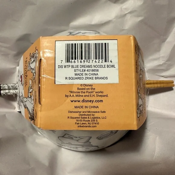 Disney Winnie The Pooh Blue Dreams Noodle Bowl - Picture 5 of 6